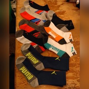Puma lot of boys socks large